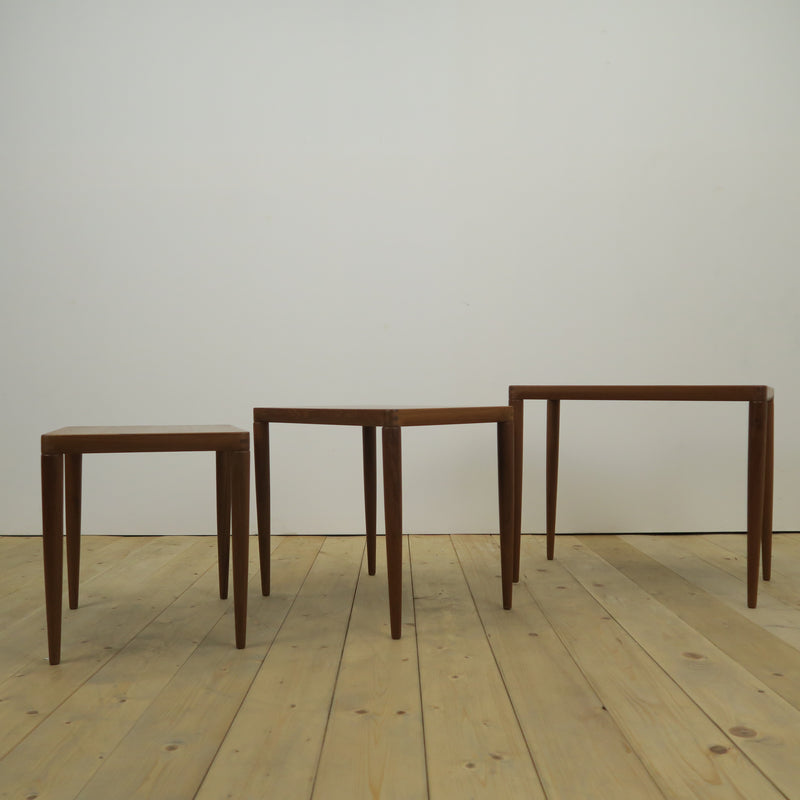 Teak Nesting Tables – H.W. Klein for Bramin, Denmark 1960 | Mid-Century