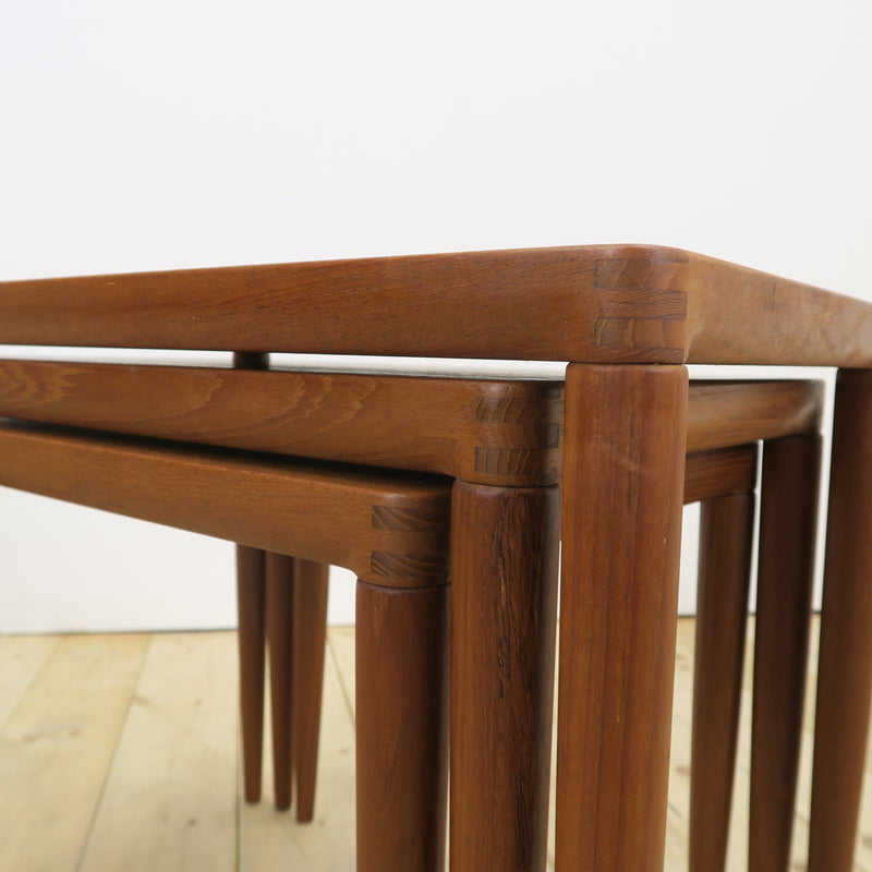 Teak Nesting Tables – H.W. Klein for Bramin, Denmark 1960 | Mid-Century