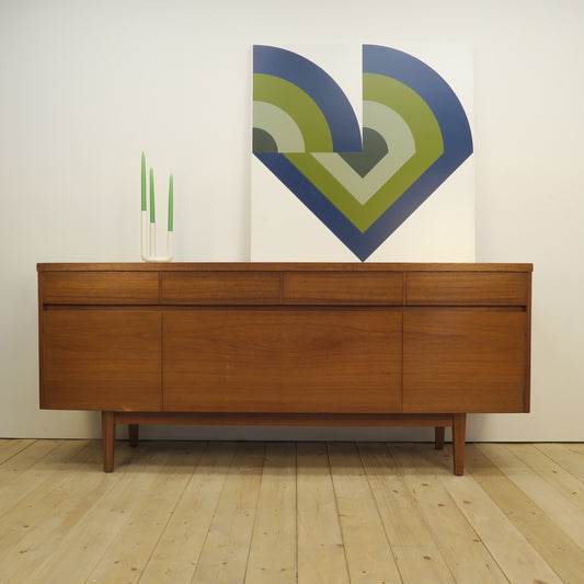 Sideboard britannico in teak, anni ’60
