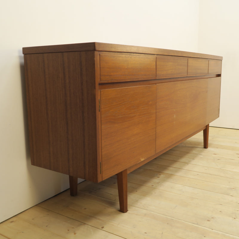 Sideboard britannico in teak, anni ’60