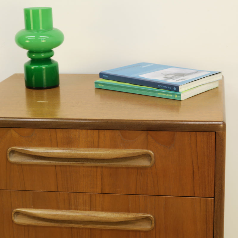 Cassettiera Tall Boy “Fresco” di Victor B. Wilkins per G-Plan, teak, Inghilterra 1960