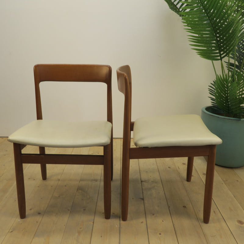 Set di 8 sedie in teak Mid-Century, Danimarca 1960