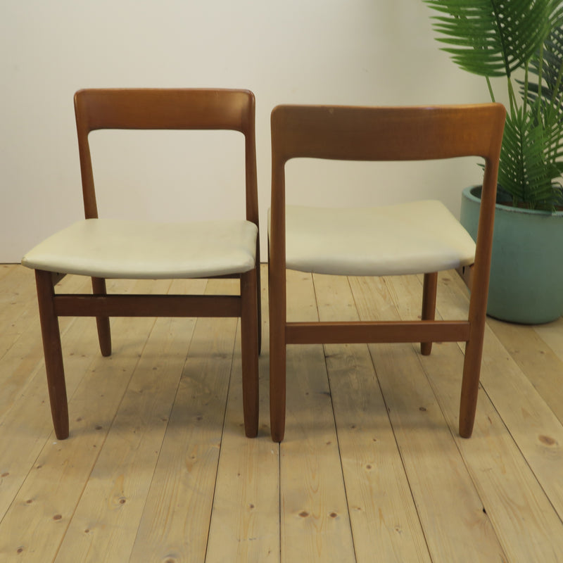 Set di 8 sedie in teak Mid-Century, Danimarca 1960