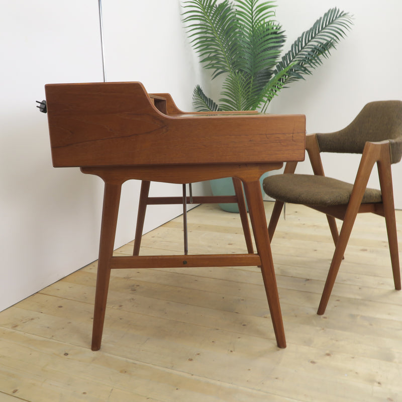 Scrittoio in teak Model 56 di Arne Wahl Iversen per Vinde Møbelfabrik, Danimarca 1960
