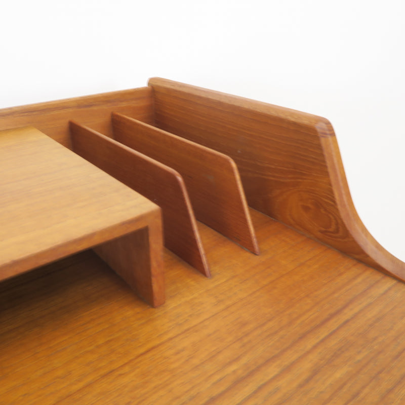 Scrittoio in teak Model 56 di Arne Wahl Iversen per Vinde Møbelfabrik, Danimarca 1960