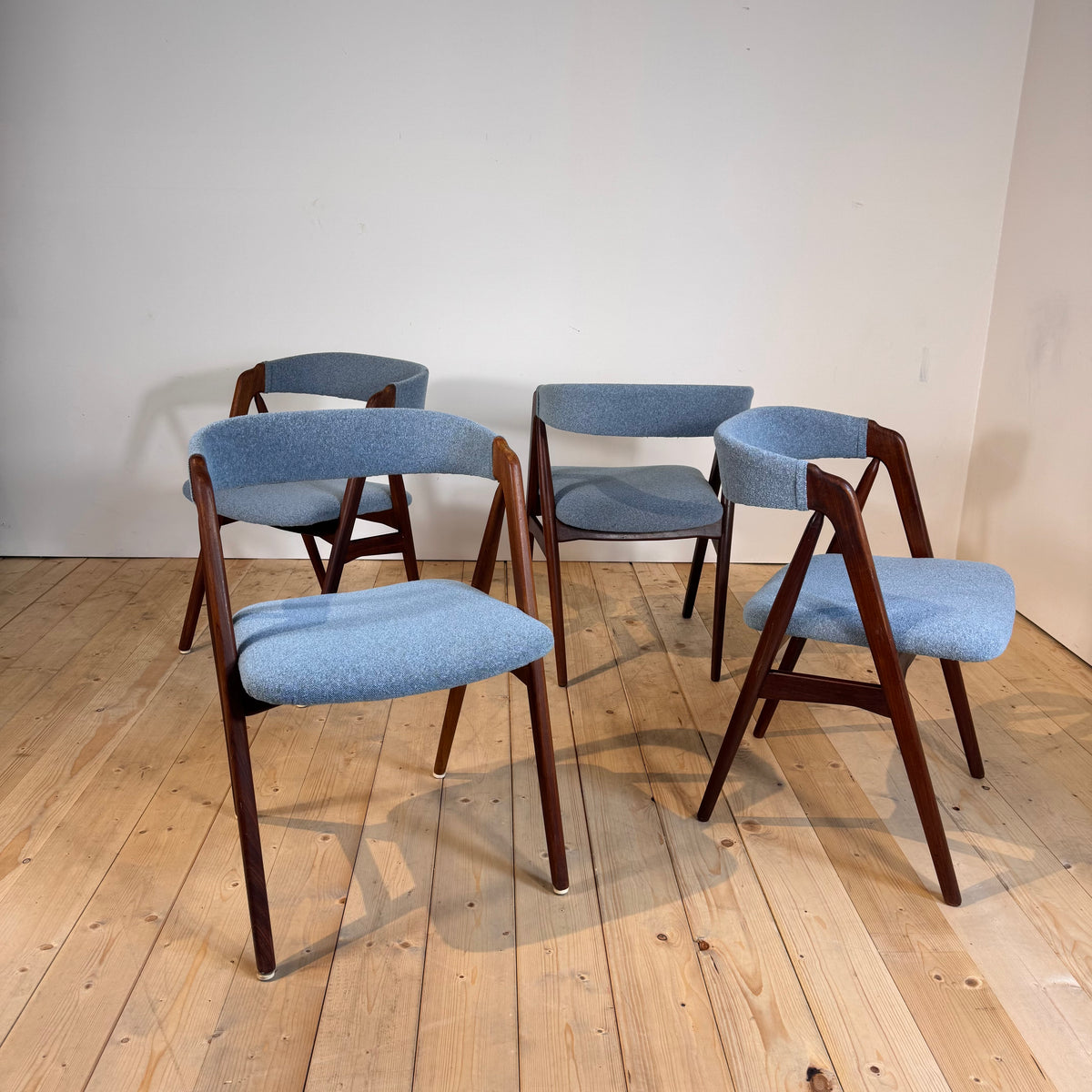Set of 4 chairs by Thomas Harlev for Farstrup Møbler, 1960s