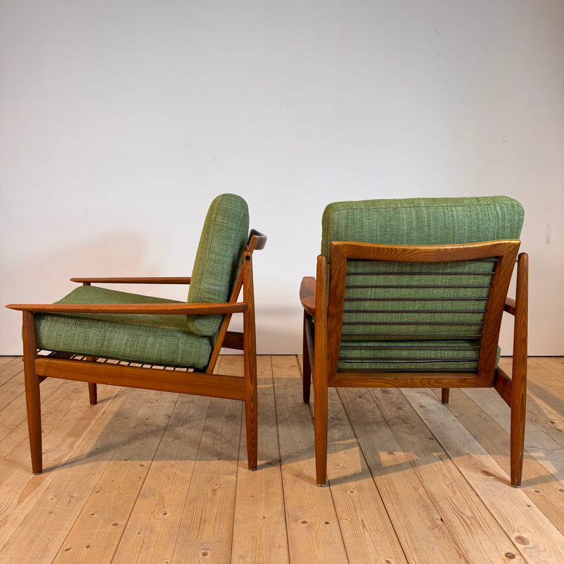 Coppia di poltrone di Arne Vodder per Glostrup Møbelfabrik, anni ’60