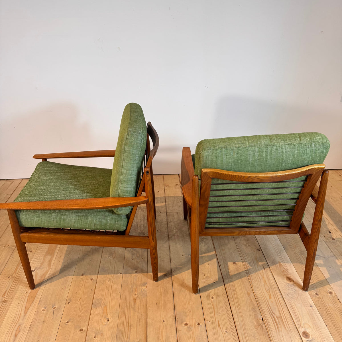 Coppia di poltrone di Arne Vodder per Glostrup Møbelfabrik, anni ’60