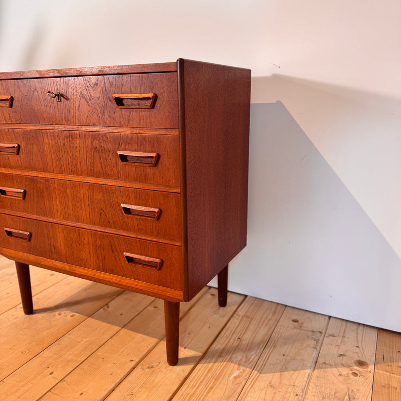 Cassettiera danese in teak, anni ’60