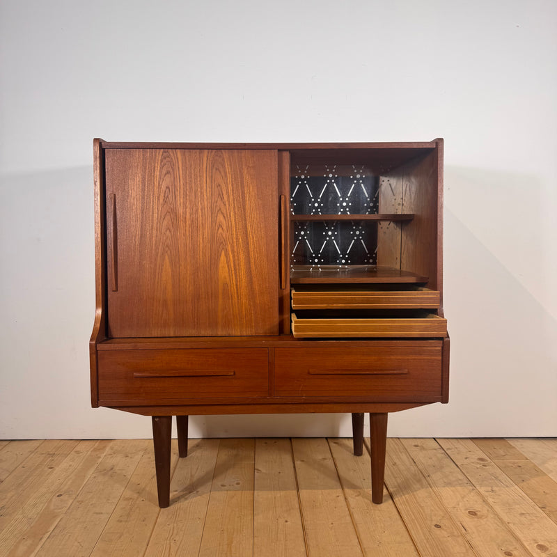 Mobile bar in teak danese, anni ’60