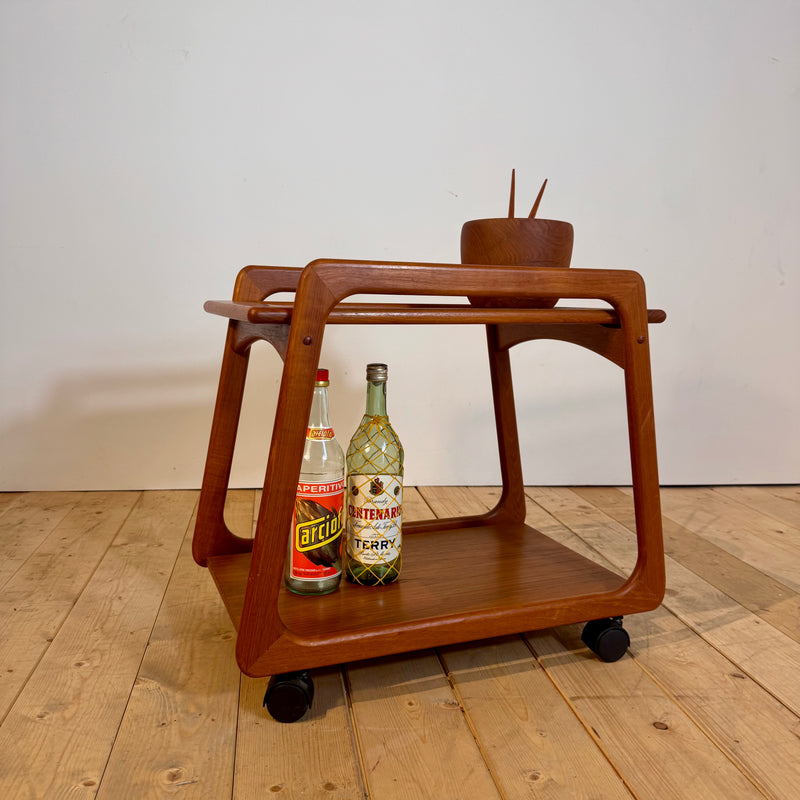Bar trolley in teak danese, anni ’60