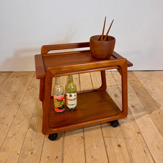 Bar trolley in teak danese, anni ’60