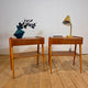 Pair of Danish oak nightstands, 1960s