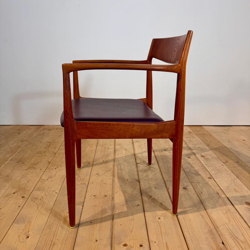 Sedia con braccioli di Henry W. Klein per Bramin, anni ’60