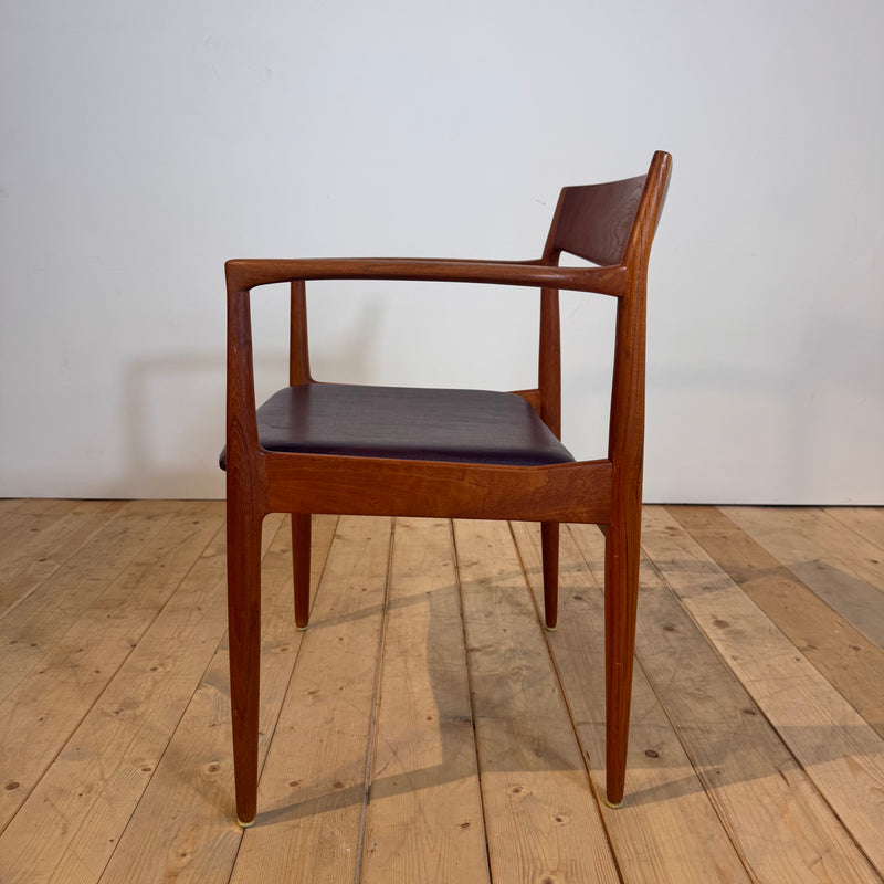 Sedia con braccioli di Henry W. Klein per Bramin, anni ’60