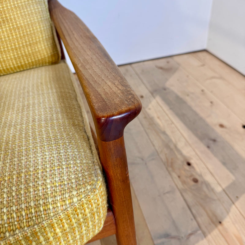 Coppia di poltrone in teak danesi, anni ’60