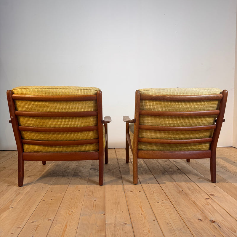 Coppia di poltrone in teak danesi, anni ’60