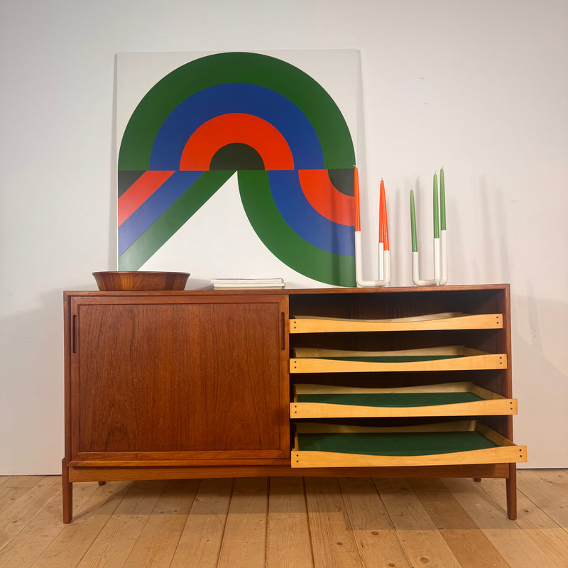Credenza danese in teak, anni ’60