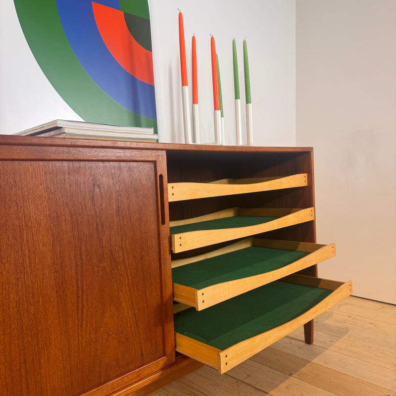 Credenza danese in teak, anni ’60