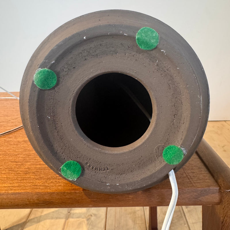 Lampada da tavolo in ceramica Lehmann Keramik, anni ’70