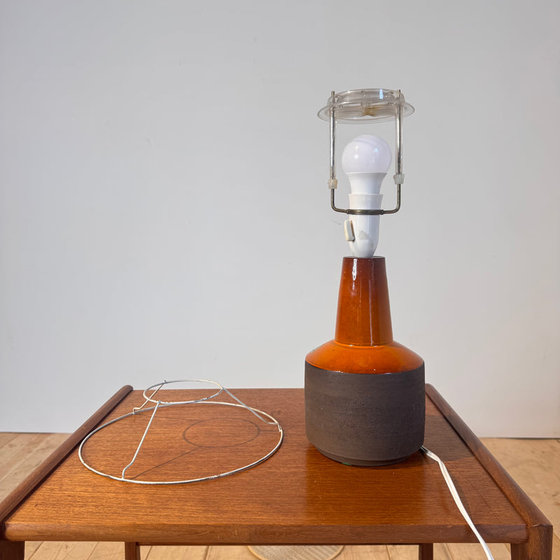 Lampada da tavolo in ceramica Lehmann Keramik, anni ’70