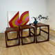 Nesting Tables Quadrille di G Plan in teak, anni ’60