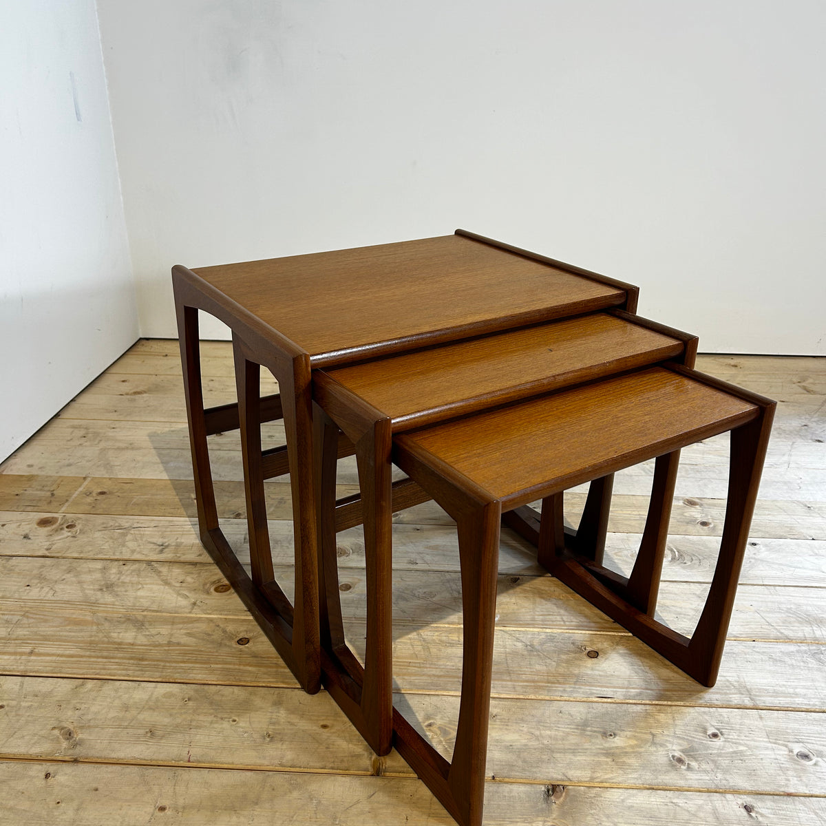 Nesting Tables Quadrille di G Plan in teak, anni ’60