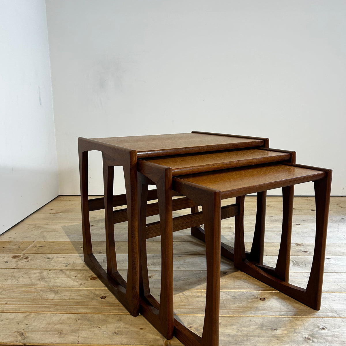 Nesting Tables Quadrille di G Plan in teak, anni ’60