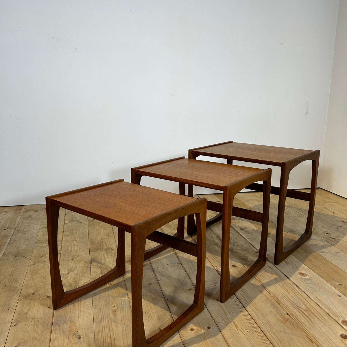 Nesting Tables Quadrille di G Plan in teak, anni ’60