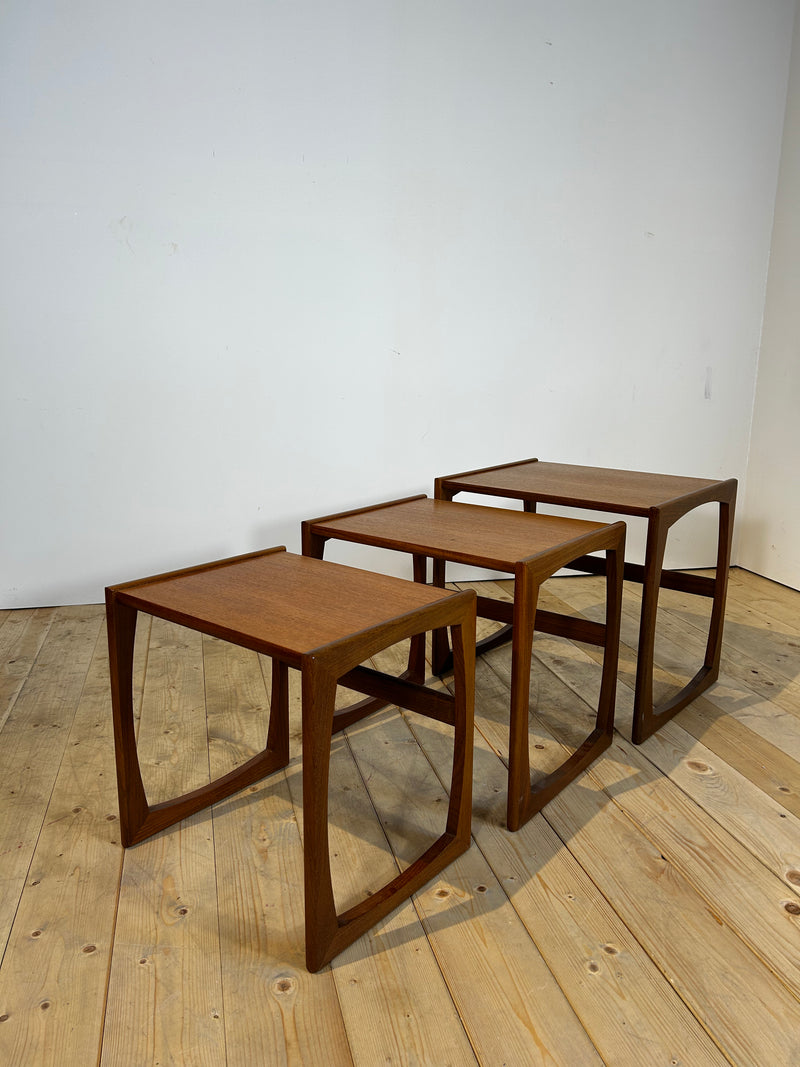 Nesting Tables Quadrille di G Plan in teak, anni ’60