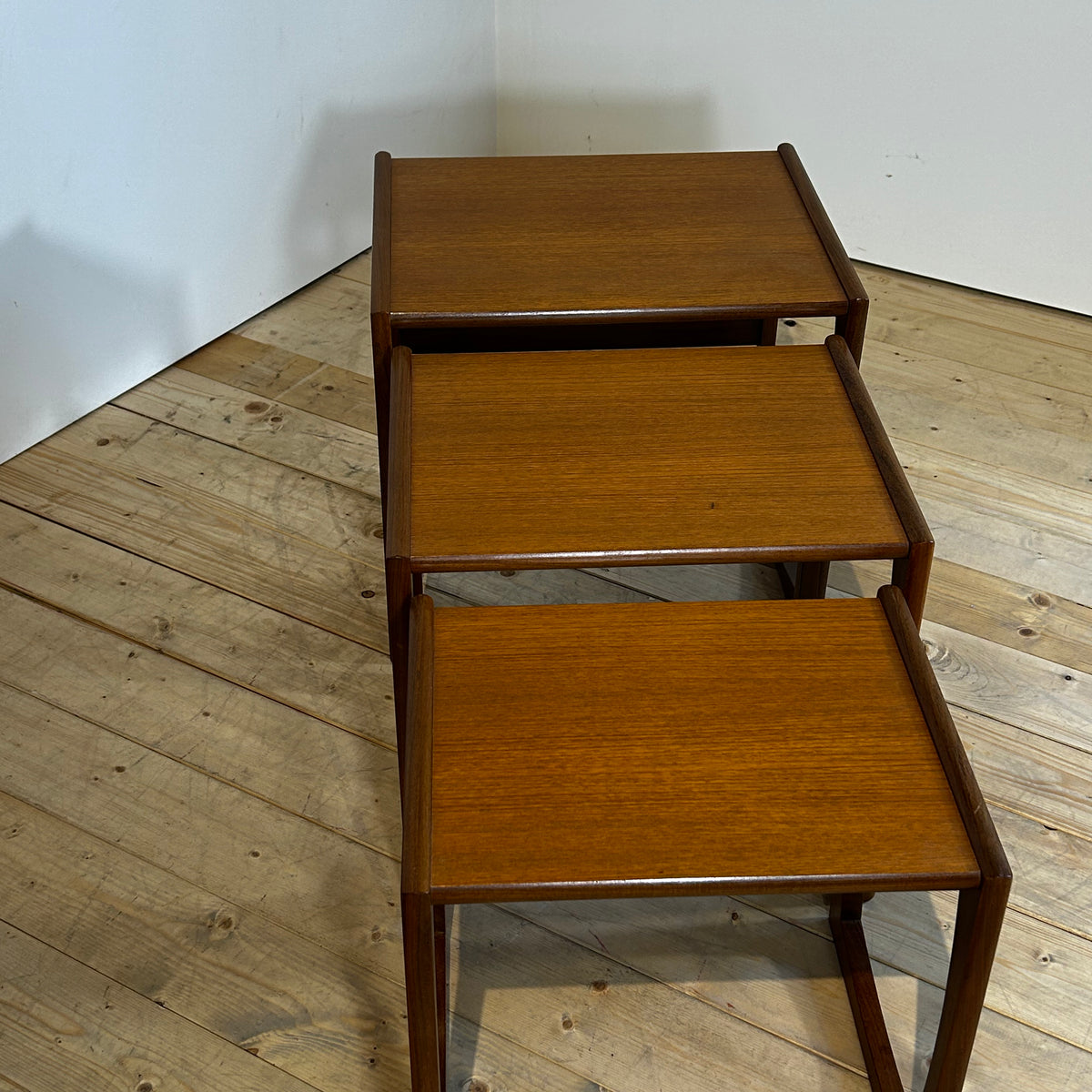 Nesting Tables Quadrille di G Plan in teak, anni ’60