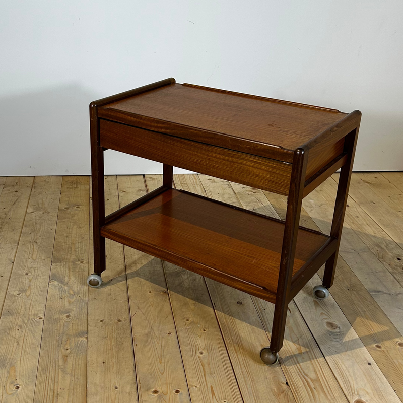 Bar Trolley in teak danese, anni ’60