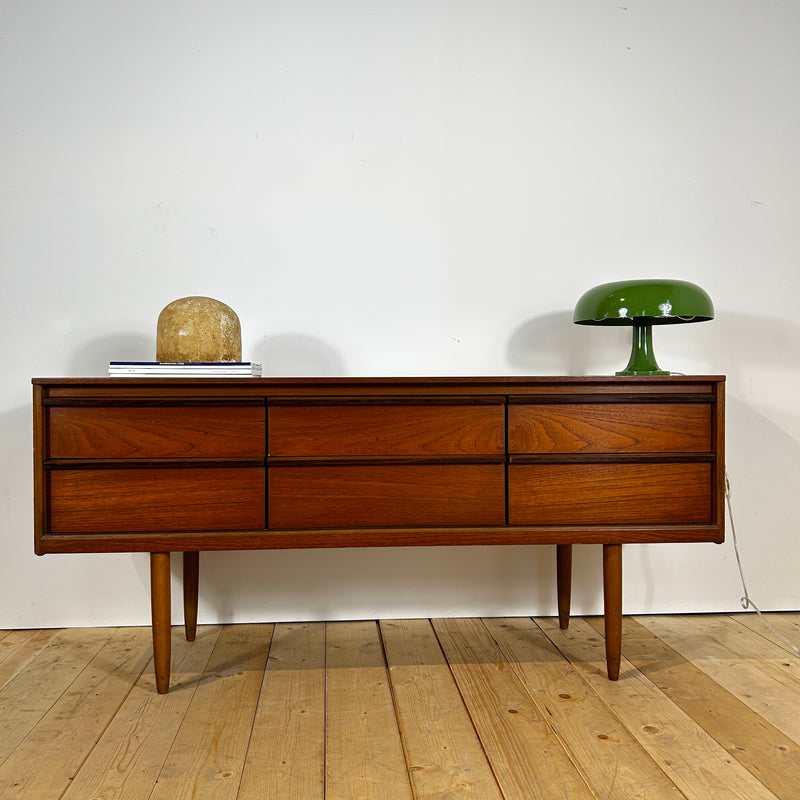 Cassettiera Austinsuite in teak, anni ’60