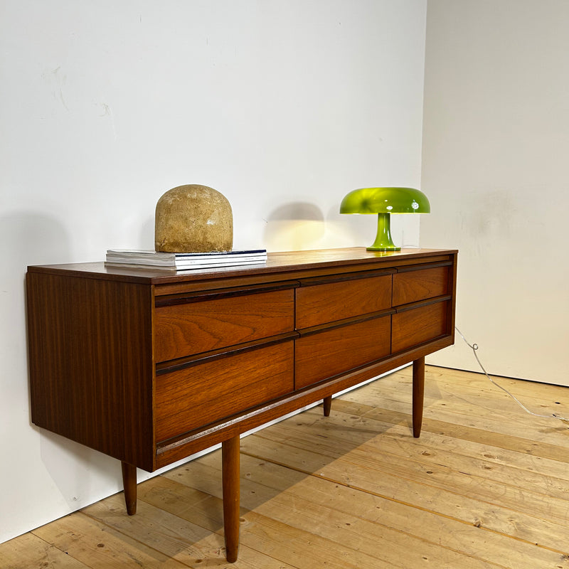 Cassettiera Austinsuite in teak, anni ’60