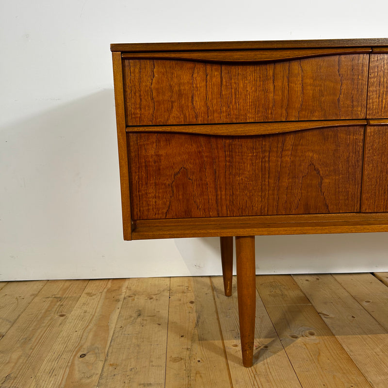 Cassettiera Austinsuite in teak, anni Sessanta