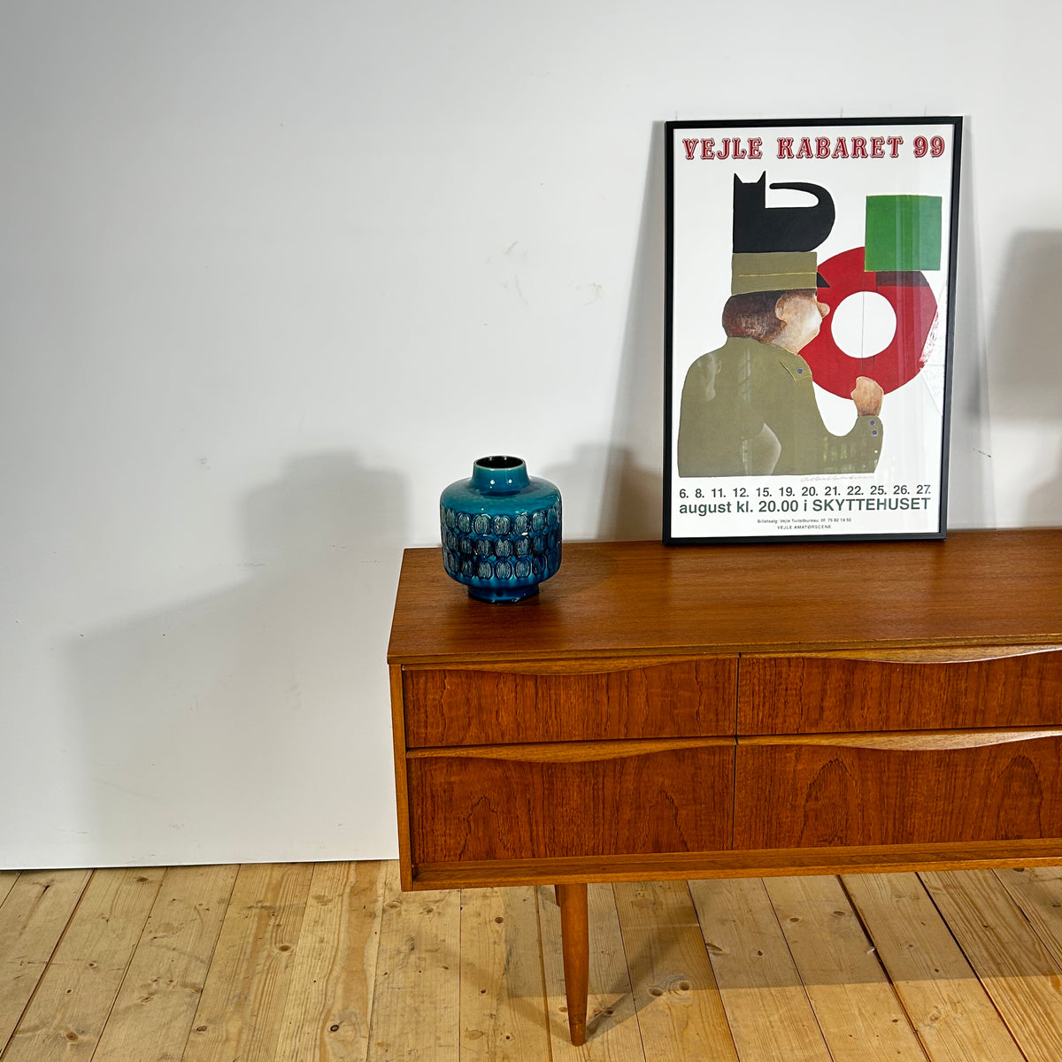 Cassettiera Austinsuite in teak, anni Sessanta
