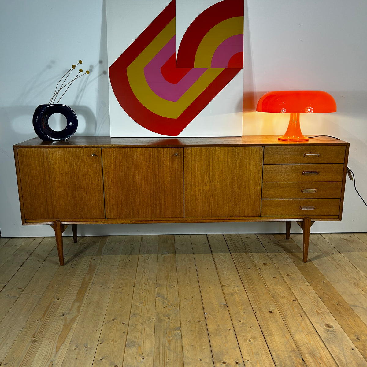 Sideboard in teak, anni ’60