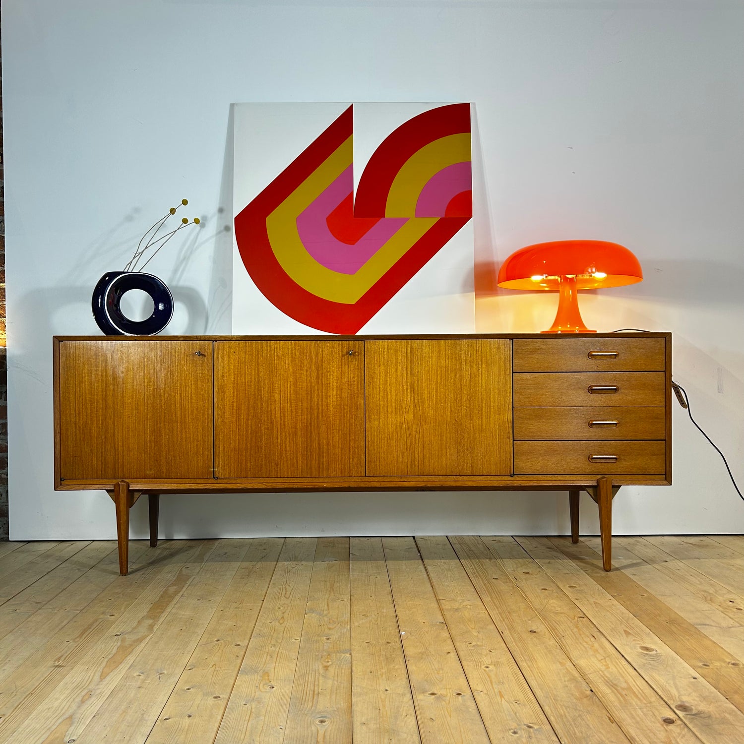 Sideboard in teak, anni ’60