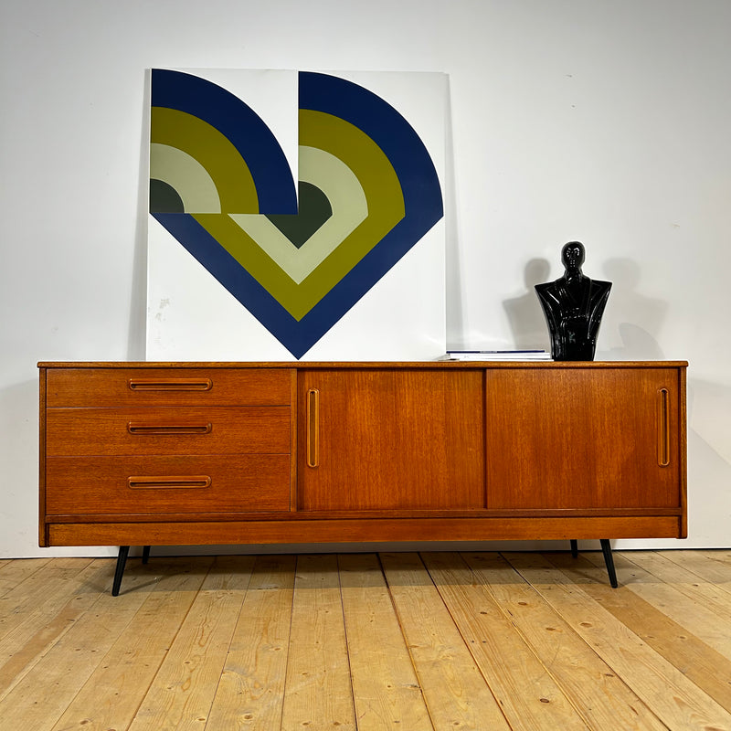 Sideboard in teak danese, anni ’60