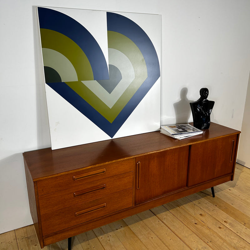 Sideboard in teak danese, anni ’60