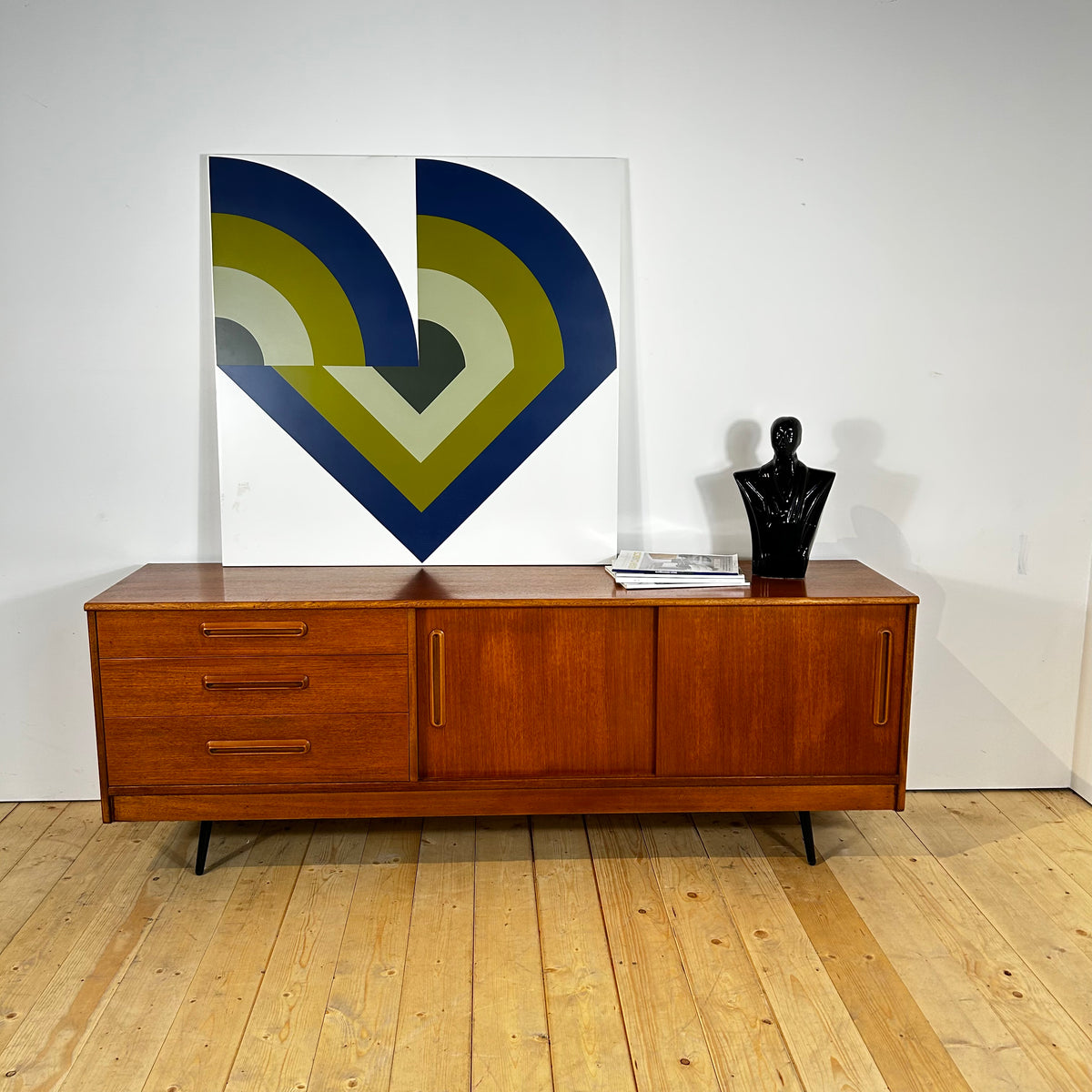 Sideboard in teak danese, anni ’60