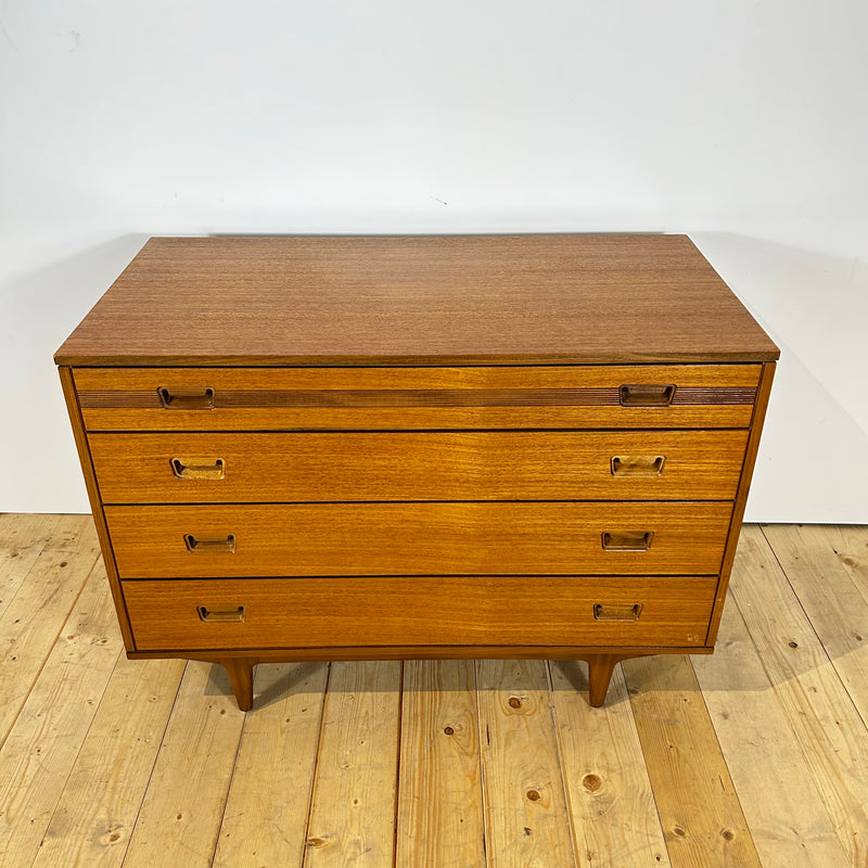 Cassettiera Butilux in teak, anni ’60