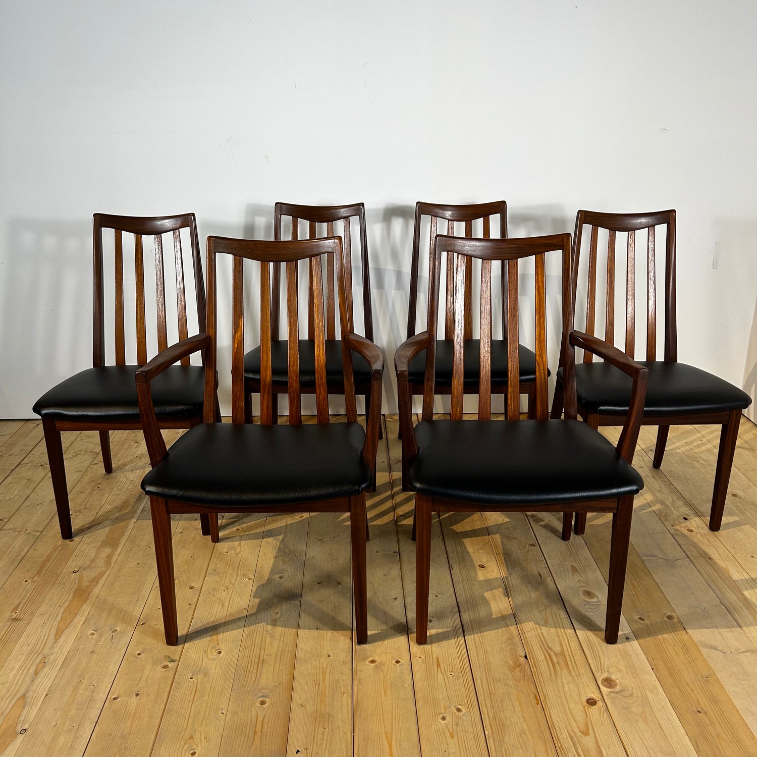 Set di 6 sedie G-Plan in teak, anni ’60