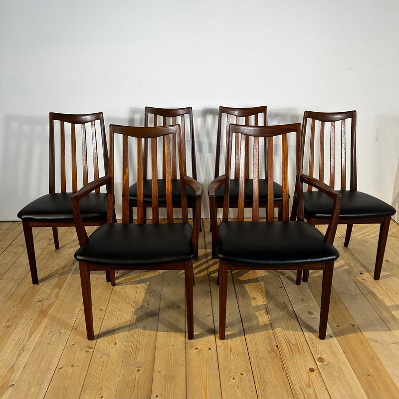 Set di 6 sedie G-Plan in teak, anni ’60