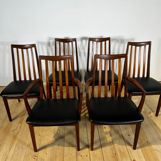 Set di 6 sedie G-Plan in teak, anni ’60