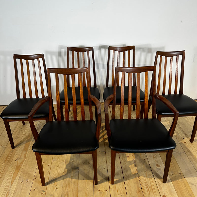 Set di 6 sedie G-Plan in teak, anni ’60