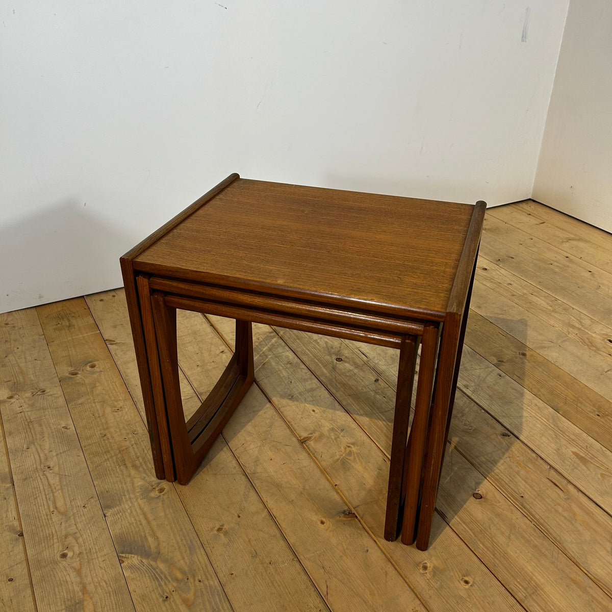 G Plan Quadrille Teak Nesting Tables, 1960s