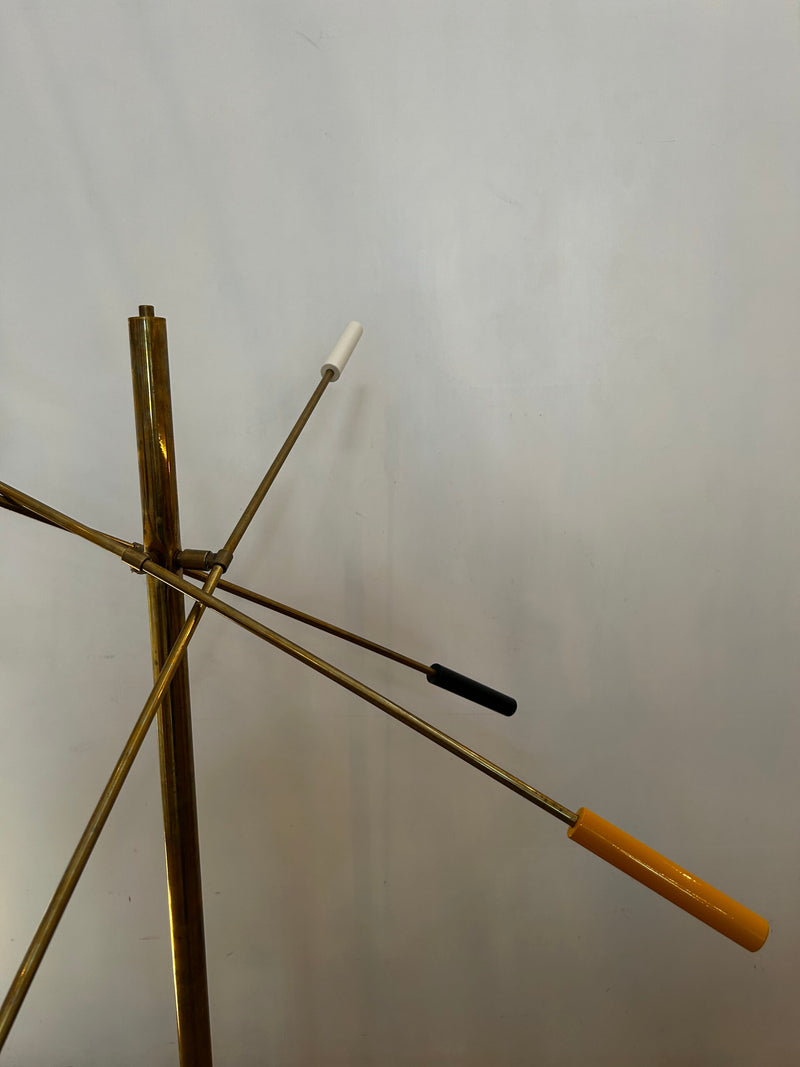 Lampada da terra orientabile, Italia anni '70