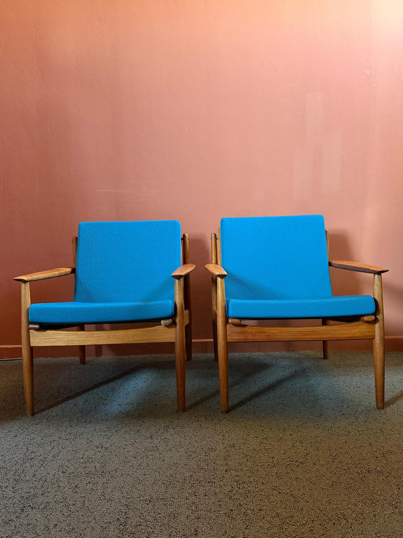 Coppia di poltrone modello 431 di Arne Vodder per Glostrup Møbelfabrik, anni ’60