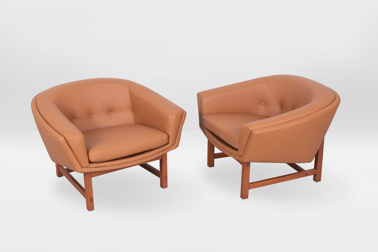 Coppia di poltrone Corona Lounge Chair di Lennart Bender, 1970